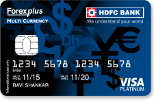 Hdfc student forex card