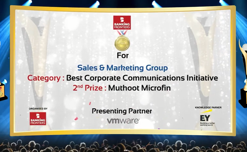 Best Corporate Communications Initiative Muthoot Microfin