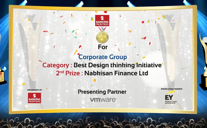 Best Design Thinking Initiative Nabkisan Finance Ltd