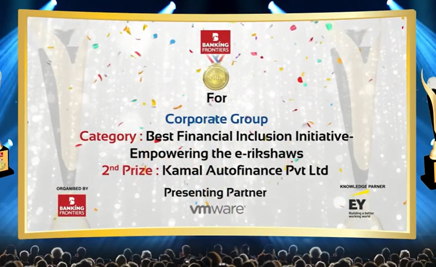 Best Financial Inclusion Initiative Kamal Autofinance Pvt Ltd