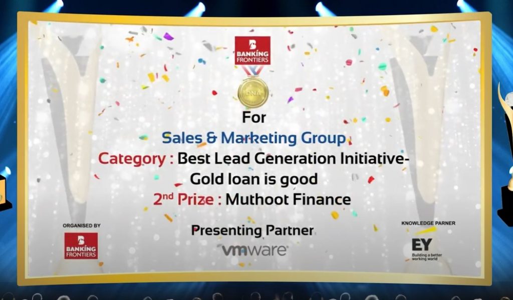 Best Lead Generation Campaign Muthoot Finance
