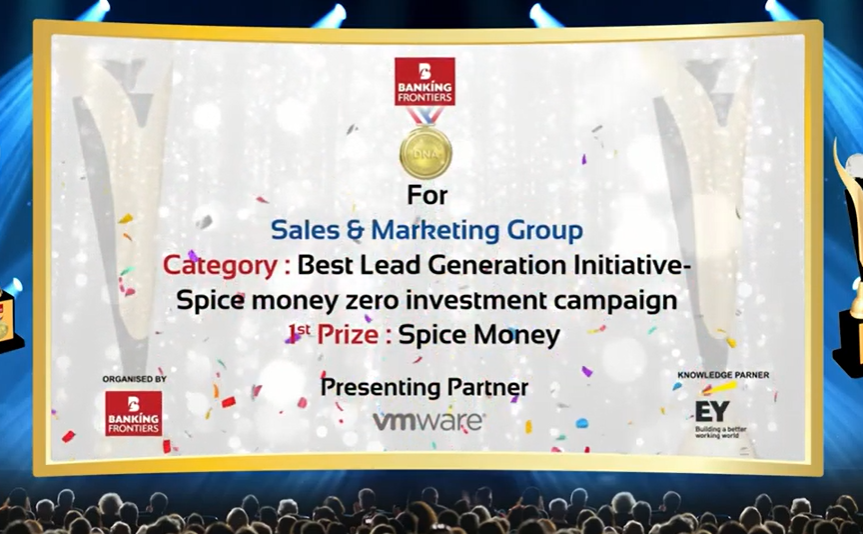 Best Lead Generation Campaign Spice Money