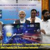 Prime Minister Narendra Modi on Thursday launched MUMBAI 1 mobile app in the presence of Maharashtra Governor Bhagat Singh Kohsyari, Chief Minister Eknath Shinde, Deputy CM Devendra Fadnavis, Union Ministers Piyush Goyal, Narayan Rane and others